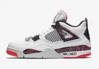 jordan 4 nike air retro fire white 308497-116